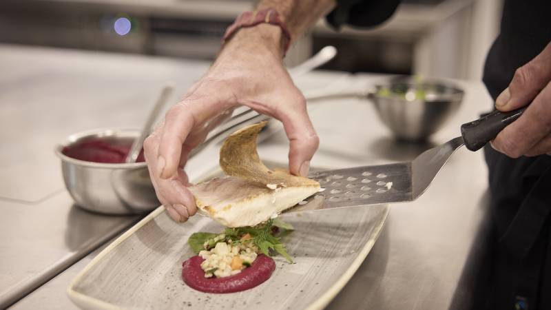 Diner in de avond - Der Brandstetterhof