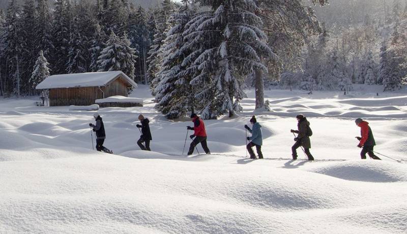 Schneeschuhwandern: Winterwandern im Karwendel - Der Brandstetterhof